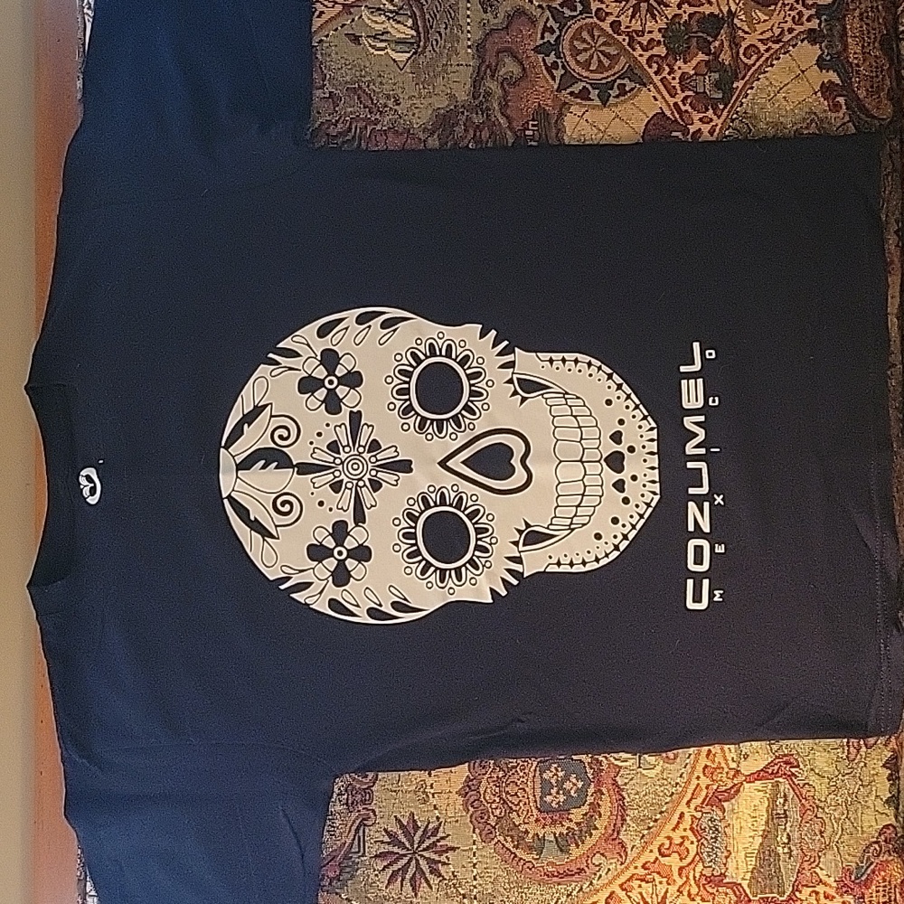 NEW Cozumel sugar skull tee